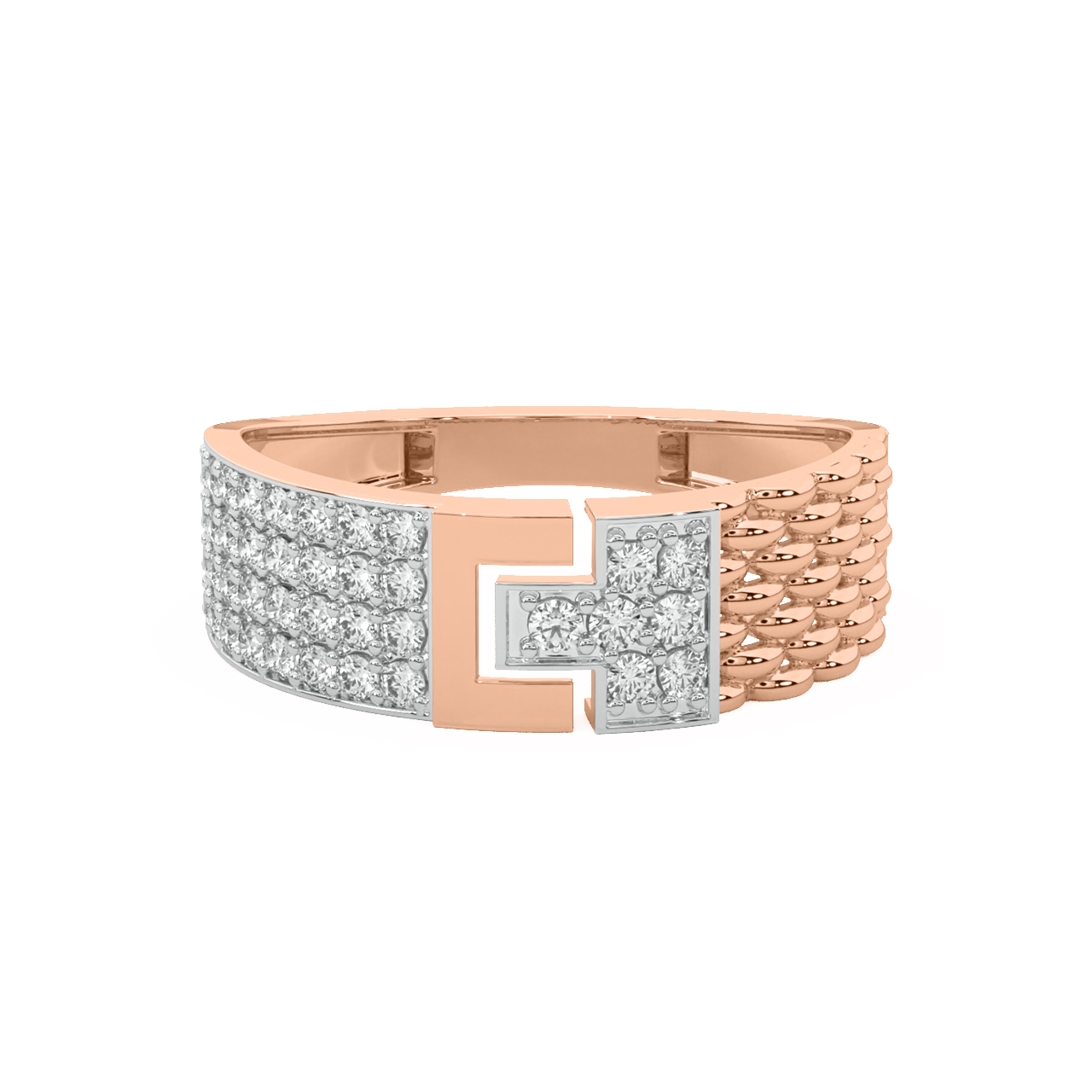 Felix Round Diamond Ring For Men